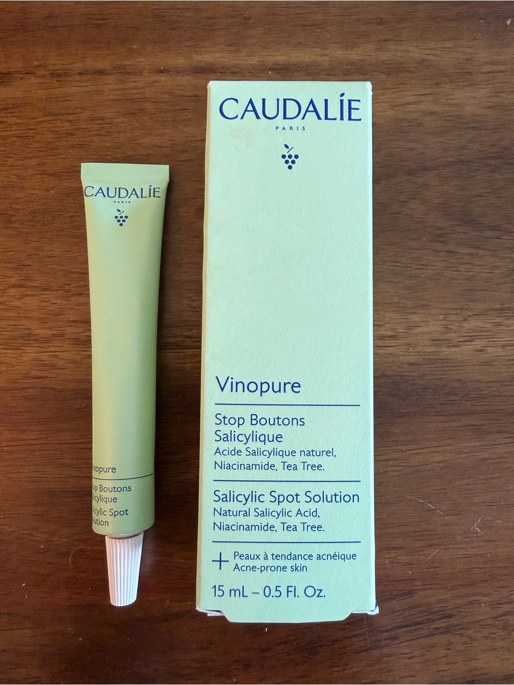 Caudalie Vinopure Salicylic Spot Solution - Light Green